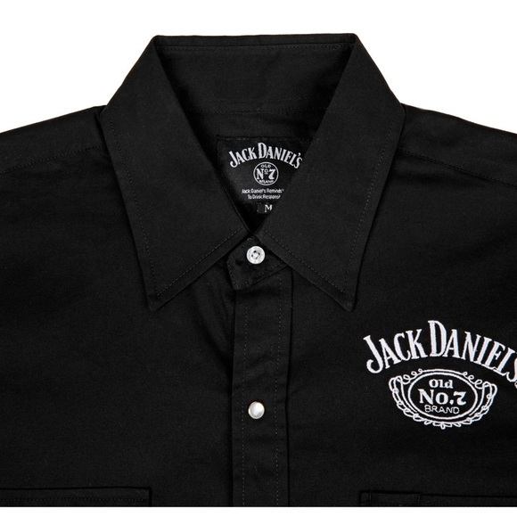 New Wot Jack Daniel’s Button Up Cowboy Style Size Medium. - Picture 6 of 10